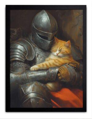 Caballero Medieval con Gato